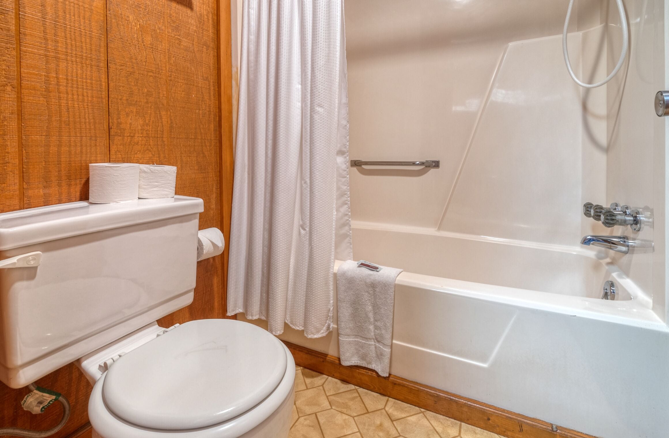 Free toiletries, hair dryer, towels, soap
