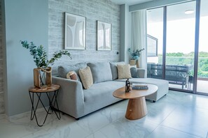 Exclusive Apartment, 2 Bedrooms, Balcony, Pool View | Living area - Xeliter Cana Rock Punta Cana (Punta Cana)