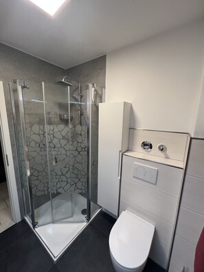 Shower, hair dryer