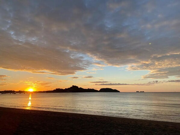 Vlak bij het strand, strandlakens