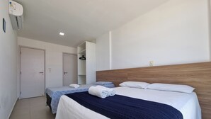 Apartemen | 2 kamar tidur, Wi-Fi gratis, dan seprai linen