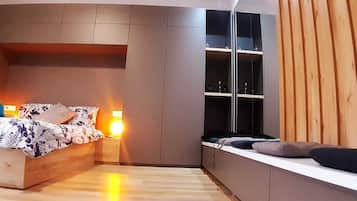Exclusive Studio Suite | Egyptian cotton sheets, premium bedding, down duvets, memory-foam beds