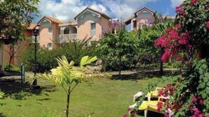 Un quartier résidentiel avec des maisons, une pelouse bien entretenue et des plantes en fleurs.