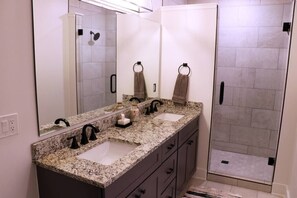 Hair dryer, towels