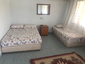 Basic Room, Multiple Beds, City View | Premium bedding, desk, free WiFi, bed sheets - Ümit 2 Termal Apart&Pansiyon (Denizli)