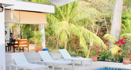 New!!! Private beach house with pool, jacuzzi, ocean view deck