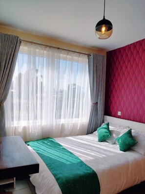 1 chambre, fer et planche à repasser, Wi-Fi gratuit, draps fournis