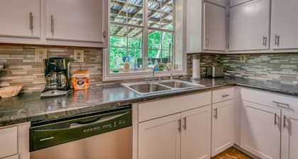 Views of Elk River with wrap-around screened porch for family time