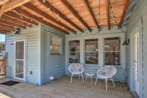 Covered Deck | Bistro Lights