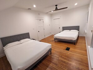 3 habitaciones, cuna de viaje, wifi gratis y ropa de cama