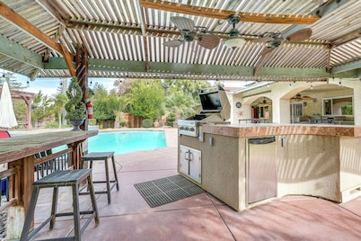Outdoor Kitchen & Patio! Central Valley Hacienda
