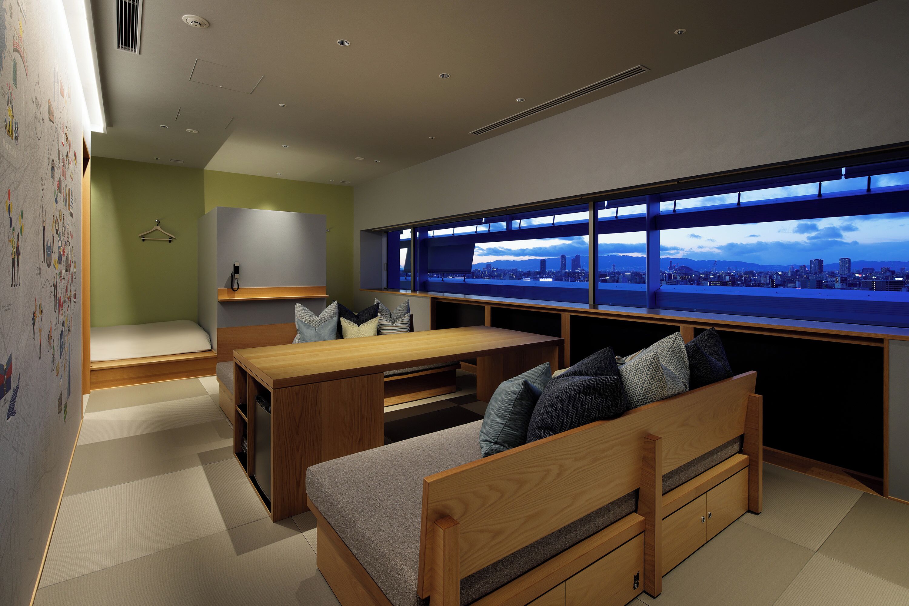 Phòng 4 Cao cấp, nhiều giường, không hút thuốc, quang cảnh thành phố (IDOBATA) | Quang cảnh từ phòng