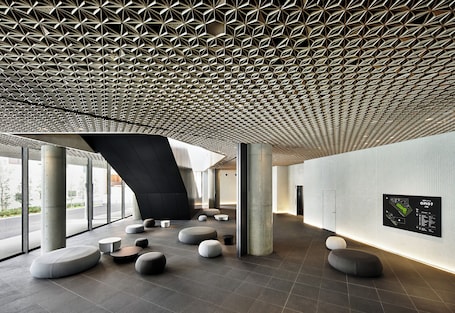 Interior entrance. OMO7 Osaka by Hoshino Resorts