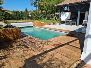 Outdoor pool - Villa Contemporaine Avec Piscine Privée Plage à Pied - 8 Personnes (Tarnos)