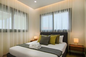 Apartamento Deluxe | Caja fuerte, sistema de insonorización, tabla de planchar con plancha