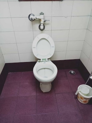 Douche, douche à « effet pluie », serviettes fournies