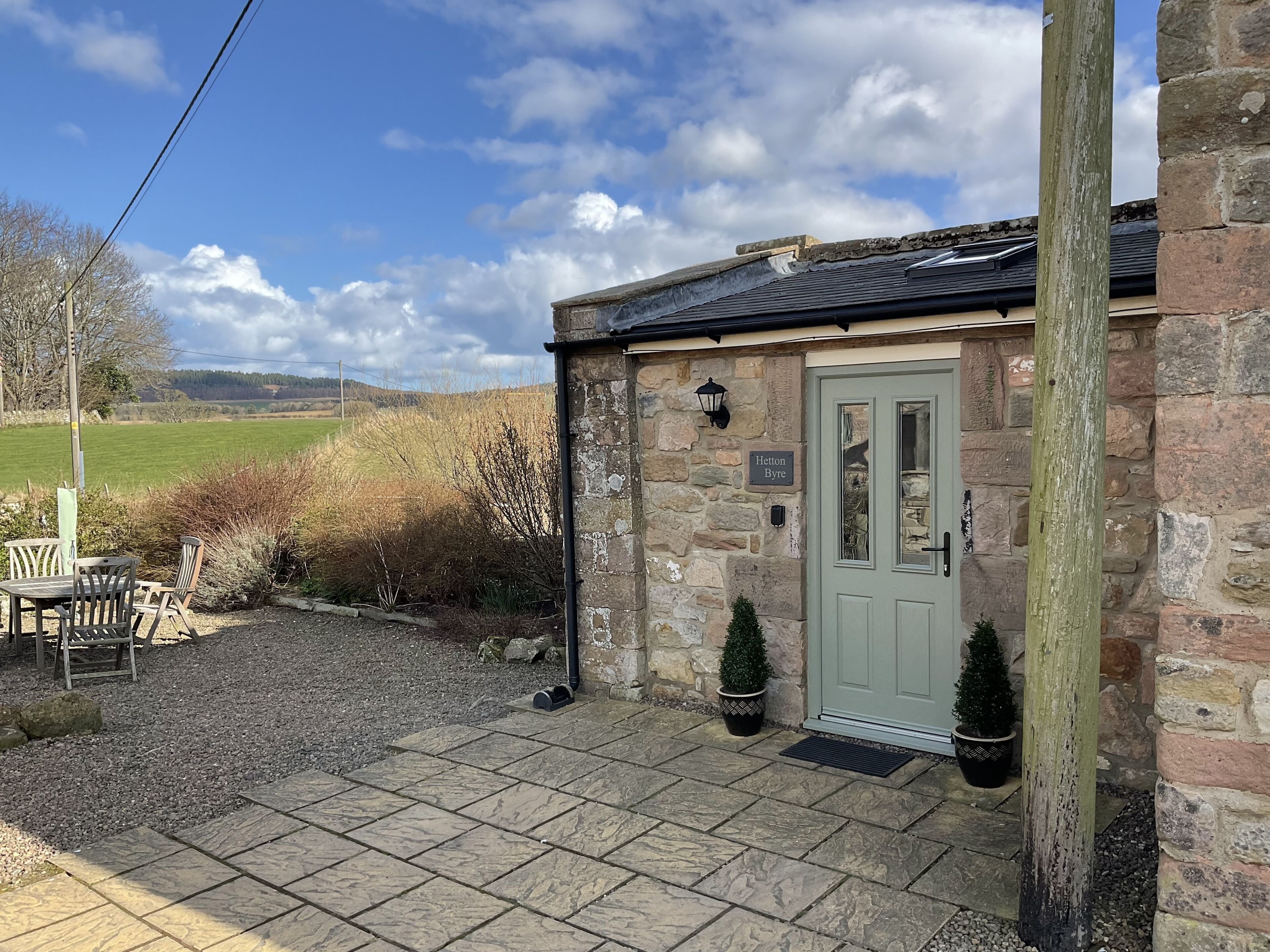 Cottage, toegankelijk voor mindervaliden, en-suite badkamer (Hetton Byre) | Tuin