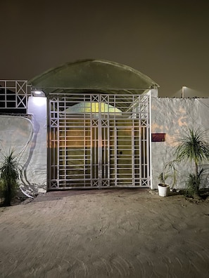 Façade de l’hébergement