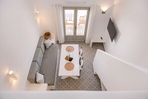 Living area - AVAL All Suite (Santorini)