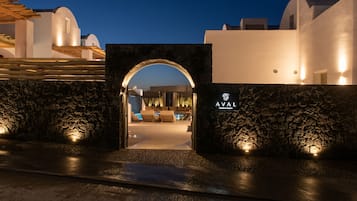 Front of property - evening/night