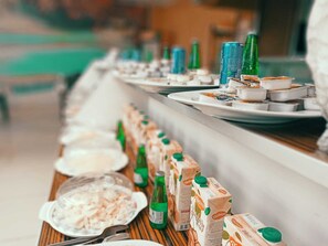 Gratis frukostbuffé varje dag