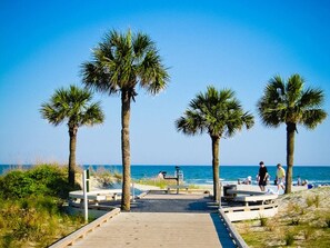On the beach - Oceanfront Sunrises in Upgraded Seaside Villa 225 (Hilton Head Island)