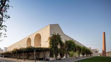 Façana frontal de l'allotjament