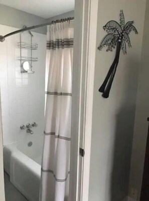 Combined shower/tub