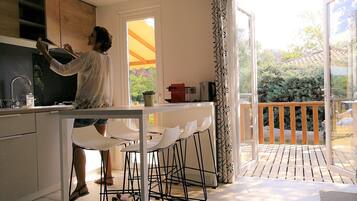 Mobilhome 3 chambres 6/8 personnes 33m2 | Fasilitas kamar