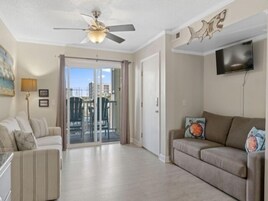 Condo, 1 Bedroom | Living area | Smart TV
