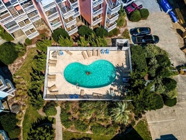 Condo, 1 Bedroom | Exterior - A18 Parrot Escape - Ocean View! There Is Nothing Quite Like A Carolina Sunrise Viewed From Your Private Oceanfront Deck 1 Bedroom Condo by RedAwning (Carolina Beach)