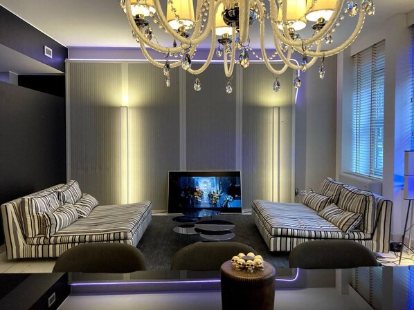 Appartement, 1 grand lit | Salle de séjour