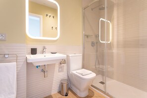 Shower, hair dryer, towels - Marvelous penthouse with 3 terraces in Triana. Castilla III (Seville)