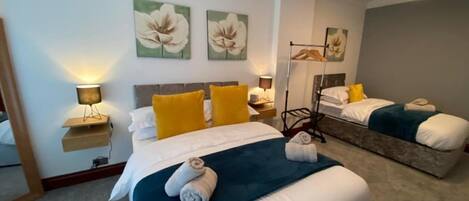 Apartamento | 2 quartos, ferros/tábuas de passar roupa, Wi-Fi de cortesia