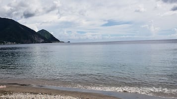On the beach
