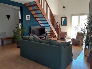 TV, foosball, table tennis