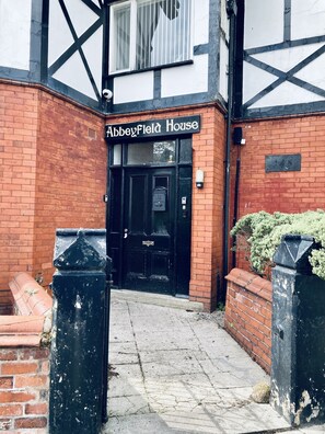 Majoituspaikan julkisivu