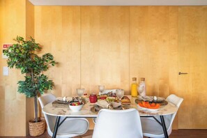 Dining - Restful Minimalist Flat | Balcony by HostWise (Porto)