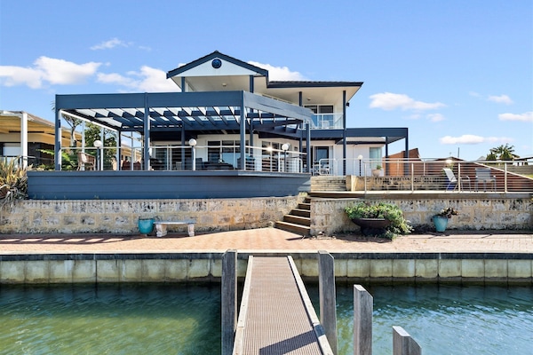 View of the property from the dock area