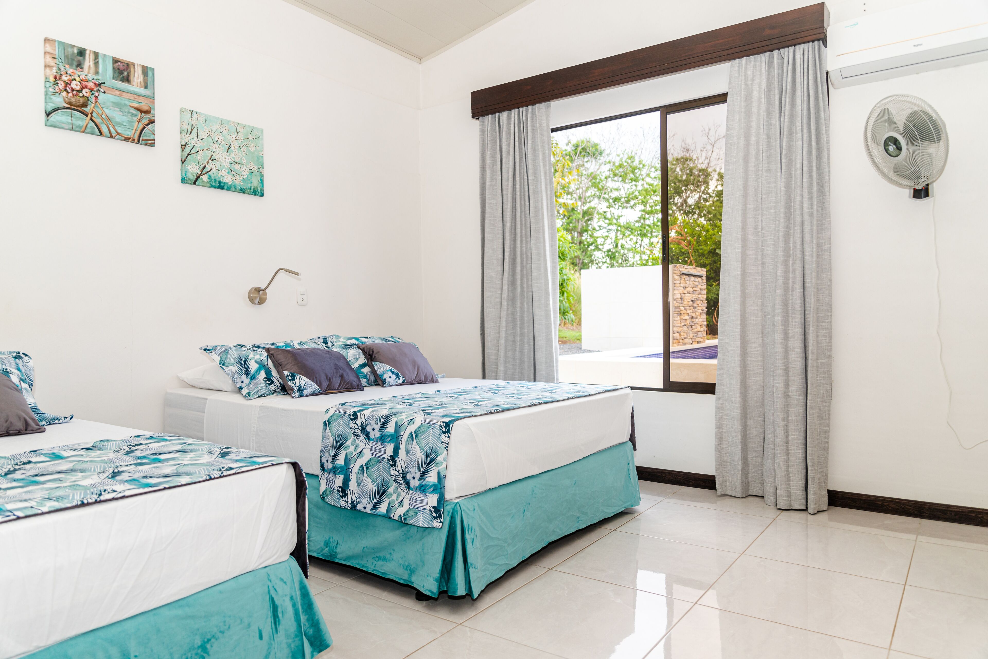 2 bedrooms, desk, free WiFi, bed sheets