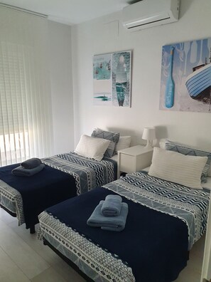 4 habitaciones, tabla de planchar con plancha y wifi gratis 