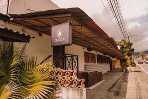 Façade de l’hébergement