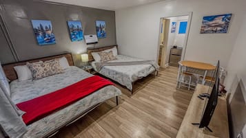 1 bedroom, internet, bed sheets