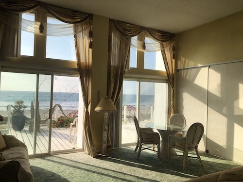 Stately oceanfront villa.