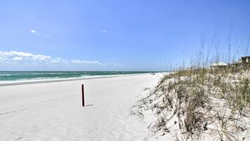 Beach towels, beach bar