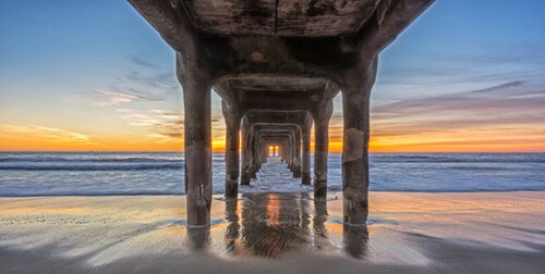 Ocean View 1 Block from Beach. 12min drive to Forum, Sofi Stadium & Intuit Dome