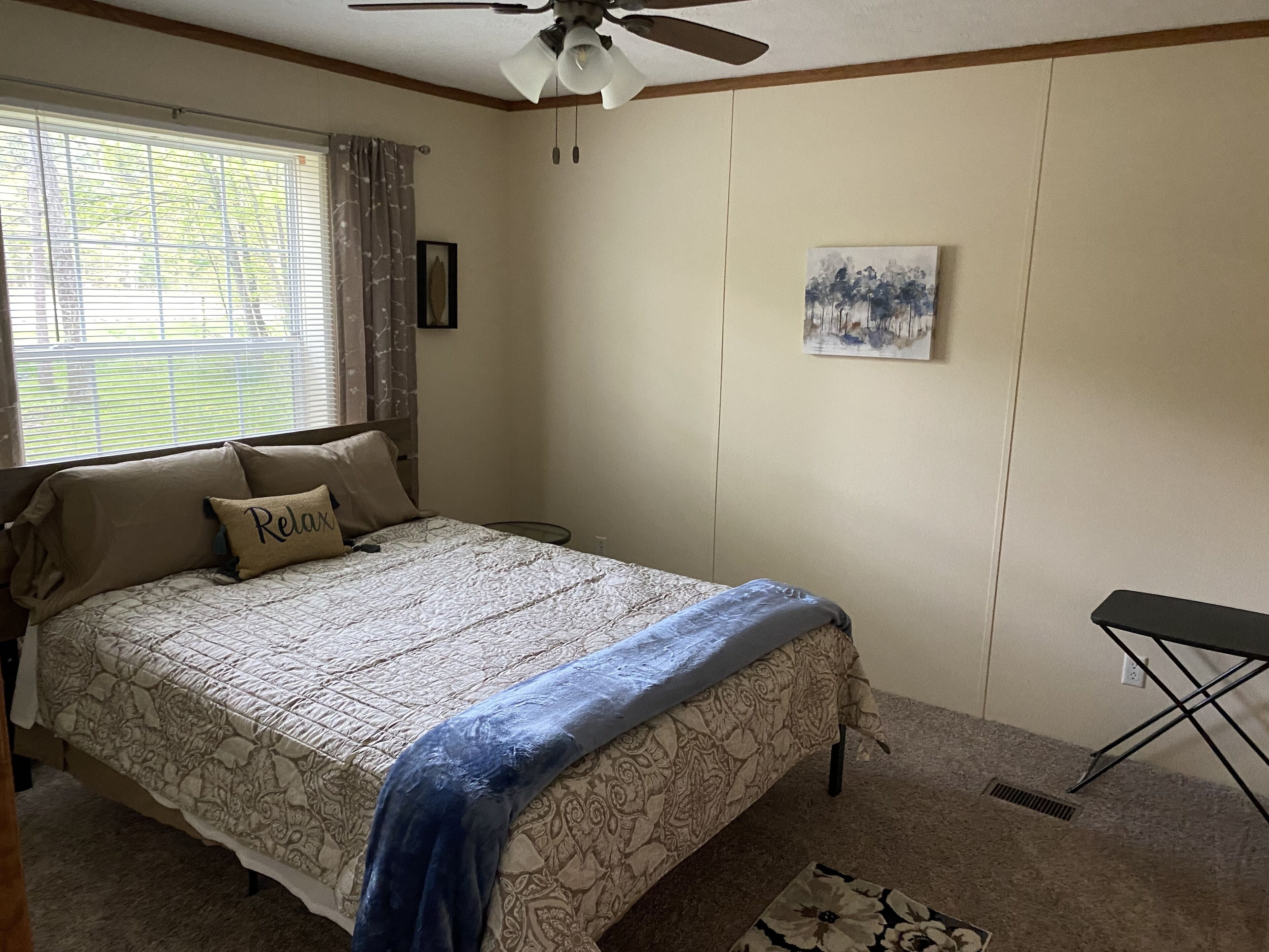 2 bedrooms, desk, iron/ironing board, free WiFi