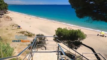 Accommodatie ligt op het strand