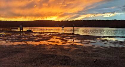 Magical 5BR Cabin, Steps to Lake & Pet-Friendly - 2 Kitchens and Living Rooms!