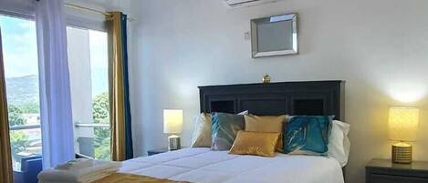 1 makuuhuone, silitysrauta/-lauta, ilmainen Wi-Fi, vuodevaatteet